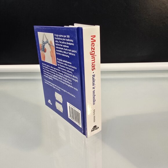 Mary Webb Mezgimas Raštai Ir Technika Knitting Book Lithuanian Language 2008 HC - Picture 2 of 10